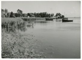 Schwarzort, Kreis Memel Schwarzort, Fischerboote am Ufer 