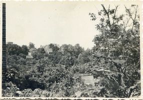 Goldap, Kreis Goldap Goldap, Blick zum Krankenhaus Goldap, nach 1945