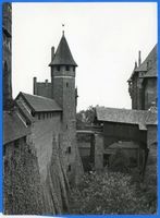 Marienburg, Westpr., Kreis Marienburg Marienburg i. Westpr., Die Marienburg; Westflügel des Mittelschlosses mit Zugbrücke II Marienburg, Schloß