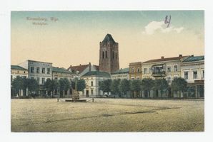 Riesenburg, Kreis Rosenberg Riesenburg, Marktplatz 