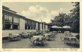 Groß Kuhren, Kreis Samland Groß Kuhren, Kurhalle Гросс-Курен, курзал