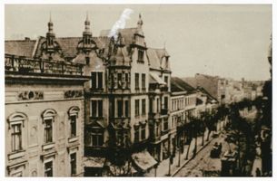  Ostpreußen, Straße mit alten Stadthäusern wo ? 