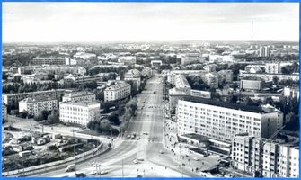 Königsberg (Pr.), Stadtkreis Königsberg Steindamm Königsberg (Pr.), Steindamm, Blick vom Haus der Räte Кёнигсберг (Пр.), Штайндамм, вид от Дома Советов