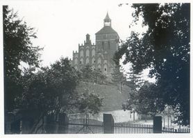 Rößel, Stadt, Kreis Rößel Rößel, Katholische Kirche mit Staffelgiebel II 