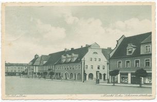 Schloßberg, Kreisstadt, Kreis Schloßberg Pillkallen Kr. Schlossberg, Markt ,Ecke Schirrwindter Straße 