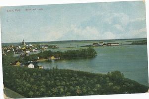 Lyck, Stadt, Kreis Lyck Lyck, Blick auf die Stadt 
