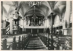 Königsberg (Pr.), Stadtkreis Königsberg Brandenburger Tor Straße Königsberg (Pr.), Haberberger Kirche, Innenansicht Кёнигсберг (Пр.), Хабербергская церковь, вид интерьера