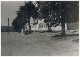 Kuckerneese, Ort, Kreis Elchniederung Kuckerneese, Blick auf den Marktplatz Kuckerneese, Am Markt