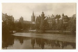 Königsberg (Pr.), Stadtkreis Königsberg Königsberg (Pr.), Schloßteich mit Schloß V Königsberg, Schloßteich