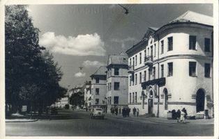 Königsberg (Pr.), Stadtkreis Königsberg Hammerweg Königsberg (Pr.), Hammerweg, Kreuzung Körteallee Königsberg, Stadtteil Amalienau