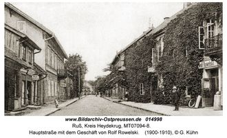 Ruß, Kreis Heydekrug Hauptstraße