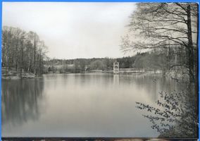 Landsberg, Stadt, Kreis Preußisch Eylau Landsberg i. Ostpr., Röhrenteich, Badeanstalt 