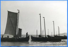 Pillkoppen, Kreis Samland Pillkoppen, Fischerboote am Haff III 