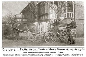 Tawellenbruch, Ort und Forstamt, Kreis Elchniederung 