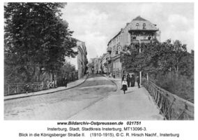 Insterburg, Stadt, Stadtkreis Insterburg Erich-Koch-Straße (fr. Königsberger Straße)