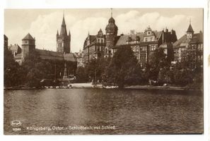 Königsberg (Pr.), Stadtkreis Königsberg Königsberg (Pr.), Schloßteich mit Schloß VI Кёнигсберг (Пр.), Замковый пруд с Замком, VI