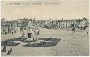 Angerapp, Stadt, Kreis Angerapp Darkehmen, zerstörter Marktplatz II 