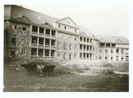 Tilsit, Krankenhaus im Stadtwald, Stadtkreis Tilsit Tilsit, Krankenhaus im Stadtwald (im Bau) XII Тильзит, больница в городском лесу (в постройке), XII