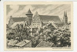 Allenstein, Stadtkreis Allenstein Allenstein, Schloß, Garnisonkirche II Алленштайн, замок, гарнизонная церковь, II