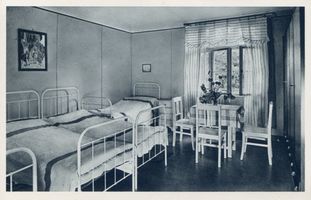 Neuhäuser, Kreis Samland Neuhäuser,  Haus Morgensonne  Erholungsheim - Innenansicht III 