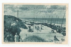 Cranz Kr. Samland, Ort, Kreis Samland Cranz, Fischerstrand VIII Cranz, Fischerei