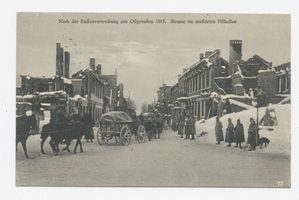 Schloßberg, Kreisstadt, Kreis Schloßberg Pillkallen, Sraße nach der Russenvertreibung 