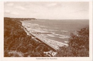 Rauschen Kr. Samland, Kreis Samland Rauschen Kr. Samland, Blick auf die Strandpromenade II Раушен, Самландский уезд, вид на пляжный променад, II