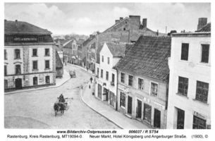 Rastenburg, Stadt, Kreis Rastenburg Neuer Markt