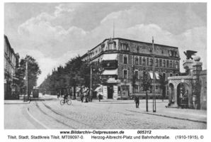 Tilsit, Stadt, Stadtkreis Tilsit Herzog-Albrecht-Platz