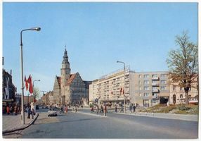 Allenstein, Stadtkreis Allenstein Allenstein - Olsztyn, Neues Rathaus und Neubaublock VIII Allenstein, Neues Rathaus