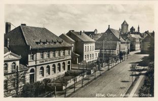 Rößel, Stadt, Kreis Rößel Rößel, Adolf-Hitler-Straße II Рёссель, Адольф-Гитлерштрассе, II