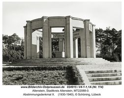Allenstein, Stadtkreis Allenstein  Allenstein, Abstimmungsdenkmal