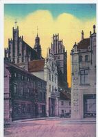 Heilsberg Kr. Heilsberg, Stadt, Kreis Heilsberg Heilsberg Kr. Heilsberg, Blick auf die Katholische Kirche Хайльсберг, р-н Хайльсберг, вид на католическую церковь