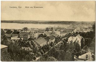 Lötzen, Stadt, Kreis Lötzen Lötzen, Blick vom Wasserturm 