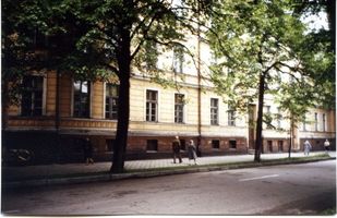 Tilsit, Stadt, Stadtkreis Tilsit Clausiusstraße Tilsit (Советск), Ehemalige Clausiusstraße - Haus des Zahnarztes Dr. Zimmer 
