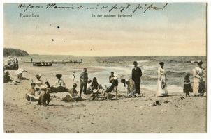 Rauschen Kr. Samland, Kreis Samland Rauschen Kr. Samland, Strand, In der schönen Ferienzeit 
