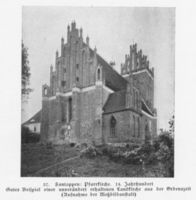 Santoppen, Kreis Rößel Santoppen,  Pfarrkirche, 14. Jahrhundert Зантоппен, приходская церковь, XIV век