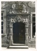 Elbing, Stadt, Stadtkreis Elbing Heilige-Geist-Straße Elbing, Heilige-Geist-Straße, Portal eines Bürgerhauses Эльбинг, улица Святого Духа, портал бюргерского дома