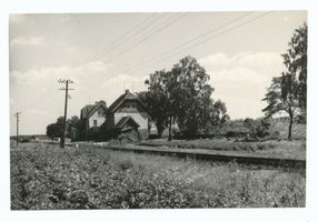 Bartendorf, Kreis Lyck Bartendorf, Bahnhof I 