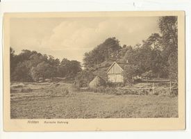 Nidden, Kreis Memel Nidden, Gehöft am Dünenwald 