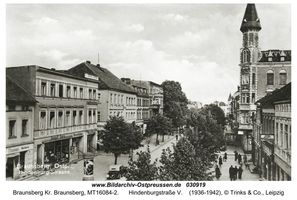 Braunsberg Kr. Braunsberg, Kreis Braunsberg Hindenburgstraße  