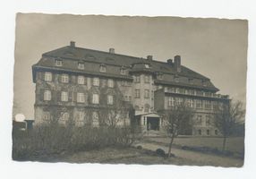 Metgethen, Ort und Bahnstation, Stadtkreis Königsberg Metgethen, Franz-Seldte-Weg, Cecilienschule, Landfrauenschule Metgethen, Cecilienschule, Landfrauenschule