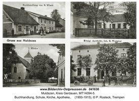 Mulden Kr. Gerdauen, Kreis Gerdauen 