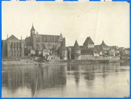Marienburg, Westpr., Kreis Marienburg Marienburg i. Westpr., Die Marienburg von der Nogatseite XI Marienburg, Schloß