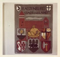  Rastenburg, Wappen, Stadt und Land Растенбург, гербы города и уезда