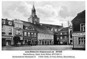 Bischofsburg, Stadt, Kreis Rößel 