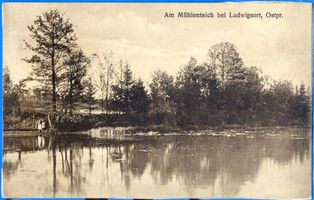 Ludwigsort, Kreis Heiligenbeil Ludwigsort, Mühlenteich 