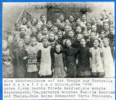 Königsberg (Pr.), Stadtkreis Königsberg Königsberg (Pr.), Ratshof, Scheffner Schule - Mädchenklasse 
