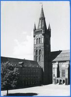 Königsberg (Pr.), Stadtkreis Königsberg Königsberg (Pr.), Schloßhof mit Schloßkirche Кёнигсберг (Пр.), замковый двор с Замковой церковью