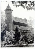 Allenstein, Stadtkreis Allenstein Allenstein, Schloß, Schloßturm mit Wehrgang IV Allenstein, Schloß